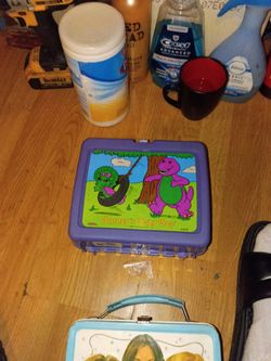 Barney & Baby Bop Plastic Lunch Box