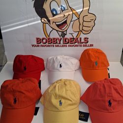 6- Piece Polo Ralph Lauren Caps