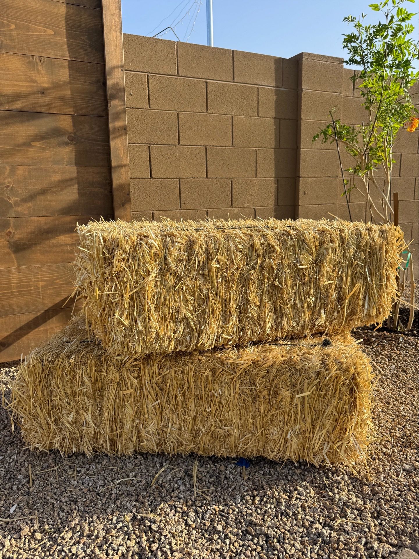 Hay bales