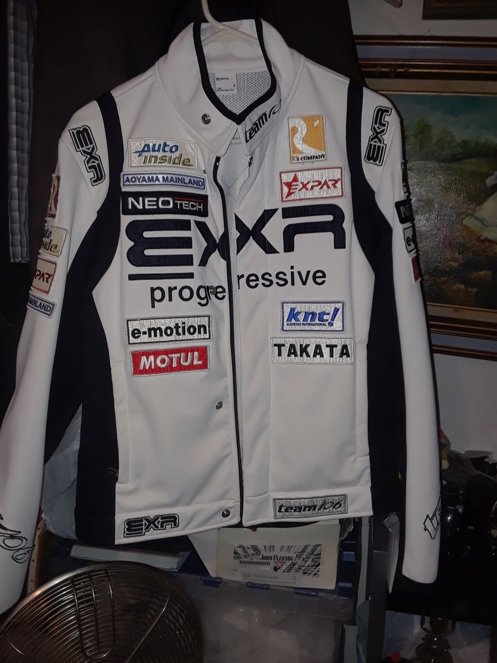 EXR UNISEX RACING JACKET. (LARGE)