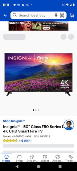 50" Insignia Smart Fire TV Class 50