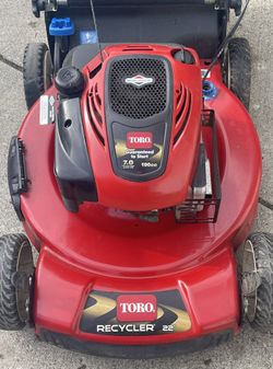 Toro GTS Recycler 22 Self Propelled Personal Pace Lawn Mower w 7hp