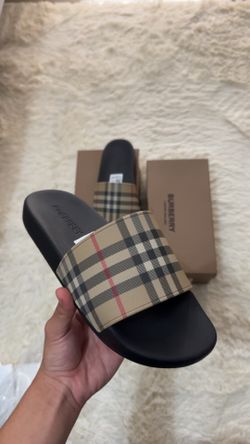 Burberry slides