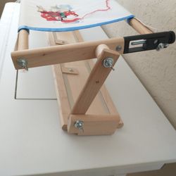 22" Needlepoint/Cross Stitch Table Or Lap Stand 