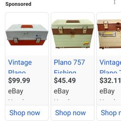 Mini Toolbox Or Fishing Tackle Box Vintage