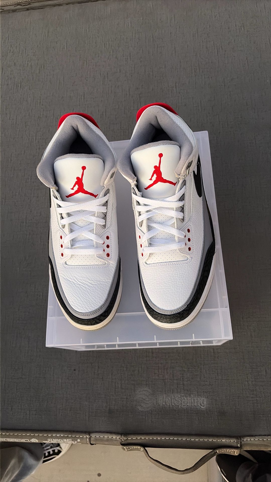 NWT Nike Air Jordan 3 Retro Tinker NRG Sneakers Cement 2018 AUTHENTIC | Size 13 | Slightly Used