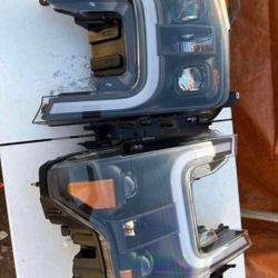 18-20 Ford F-150 LED Switchback Headlights Faros Calaveras Micas Luces 