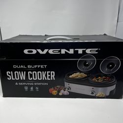 Ovente Dual Buffet Station Slow Cooker