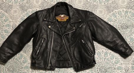 YOUTH HARLEY DAVIDSON LEATHER JACKET