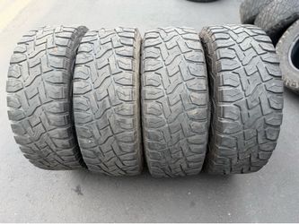 (4) 37x12.50R20 Toyo Open Country R/T Tires