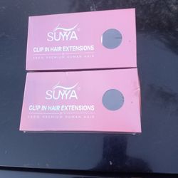 SUYYA  CLIP  IN  HAIR EXTENSIONS 