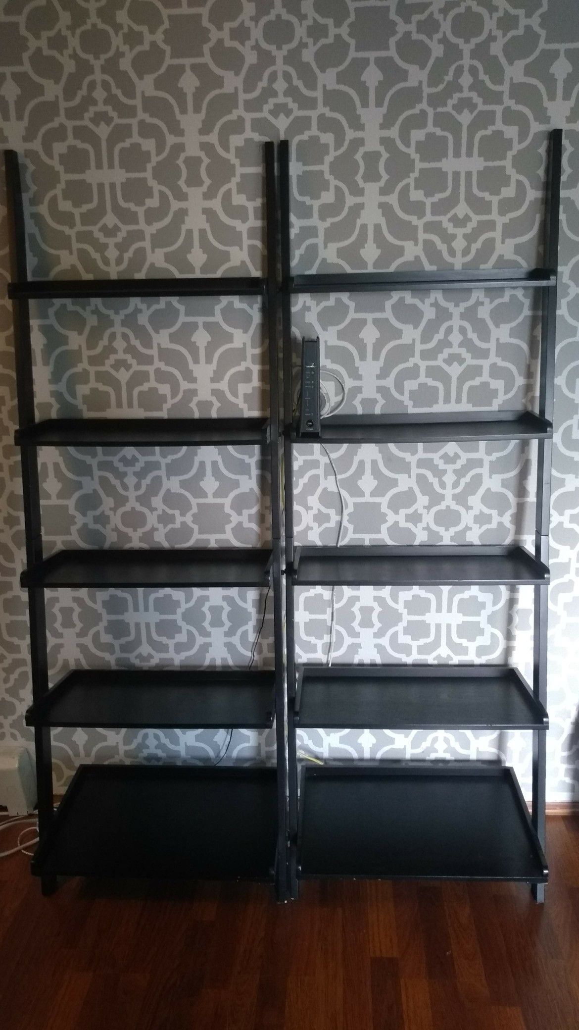 Ladder shelves