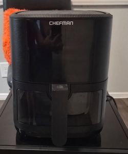 1500 W 6 quart chefman digital turbo air fryer