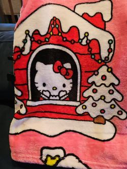 Hello Kitty Christmas Blanket 