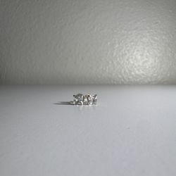 Square Diamond Earring ( Moissanite)