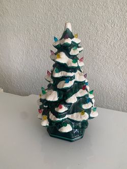 Vintage Light-Up Christmas Tree