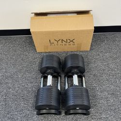 ( BRAND NEW IN BOX ) Pair Of 80lb Adjustable Dumbbells - Click On My Profile For More Gym Equipment 