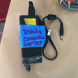 Toshiba laptop computer power adapter