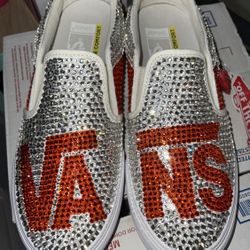 Rhinestone vans Size 8.5