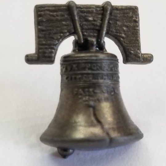 Liberty Bell Collar Pin