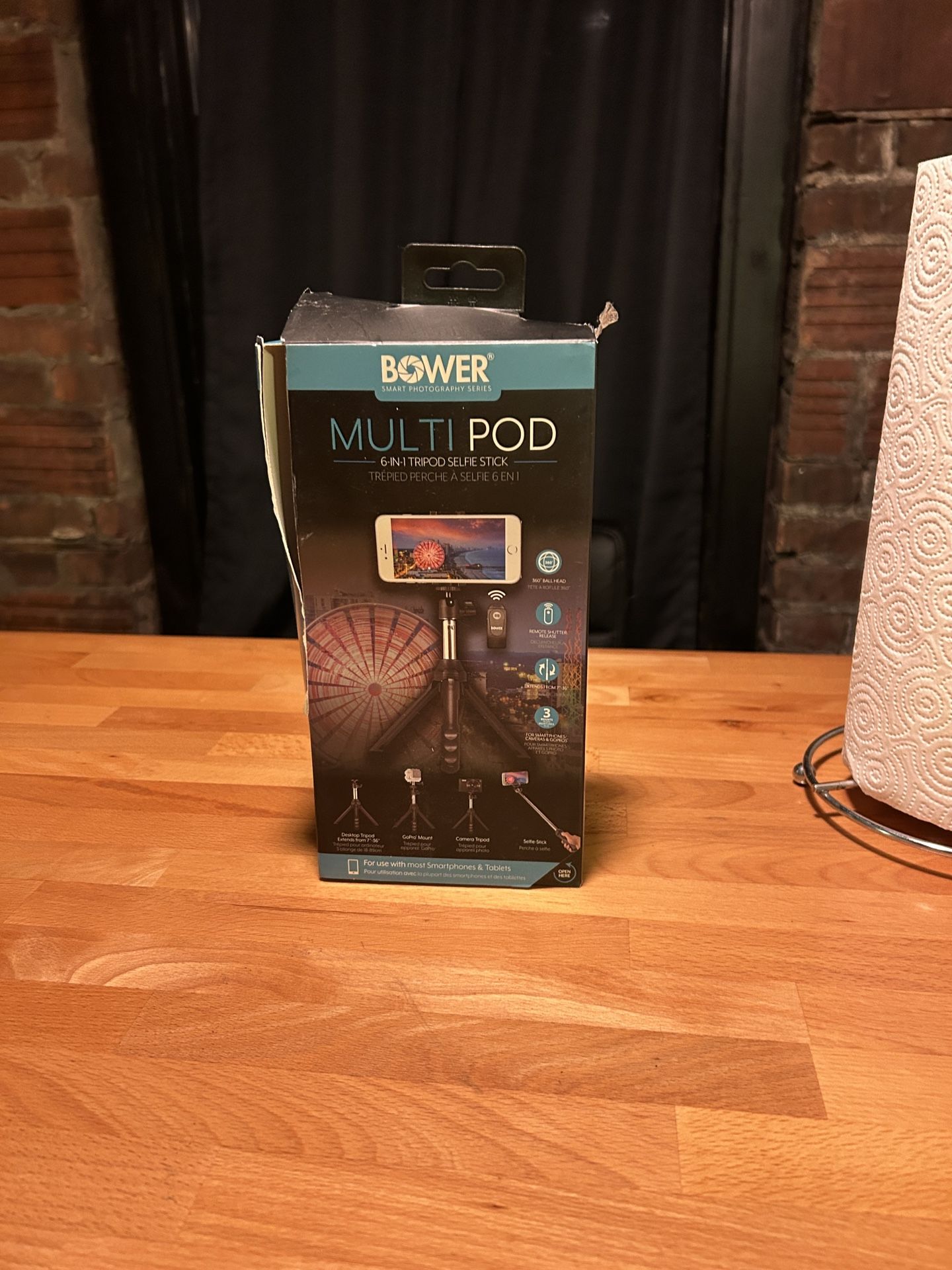 Bower MULTI POD — 6-in-1 Tripod Selfie Stick (Smart Photography Series)