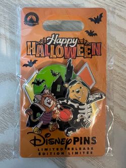 🎃 Disney Winnie the Pooh & Piglet Happy Halloween Limited Release Pin – NEW 🎃