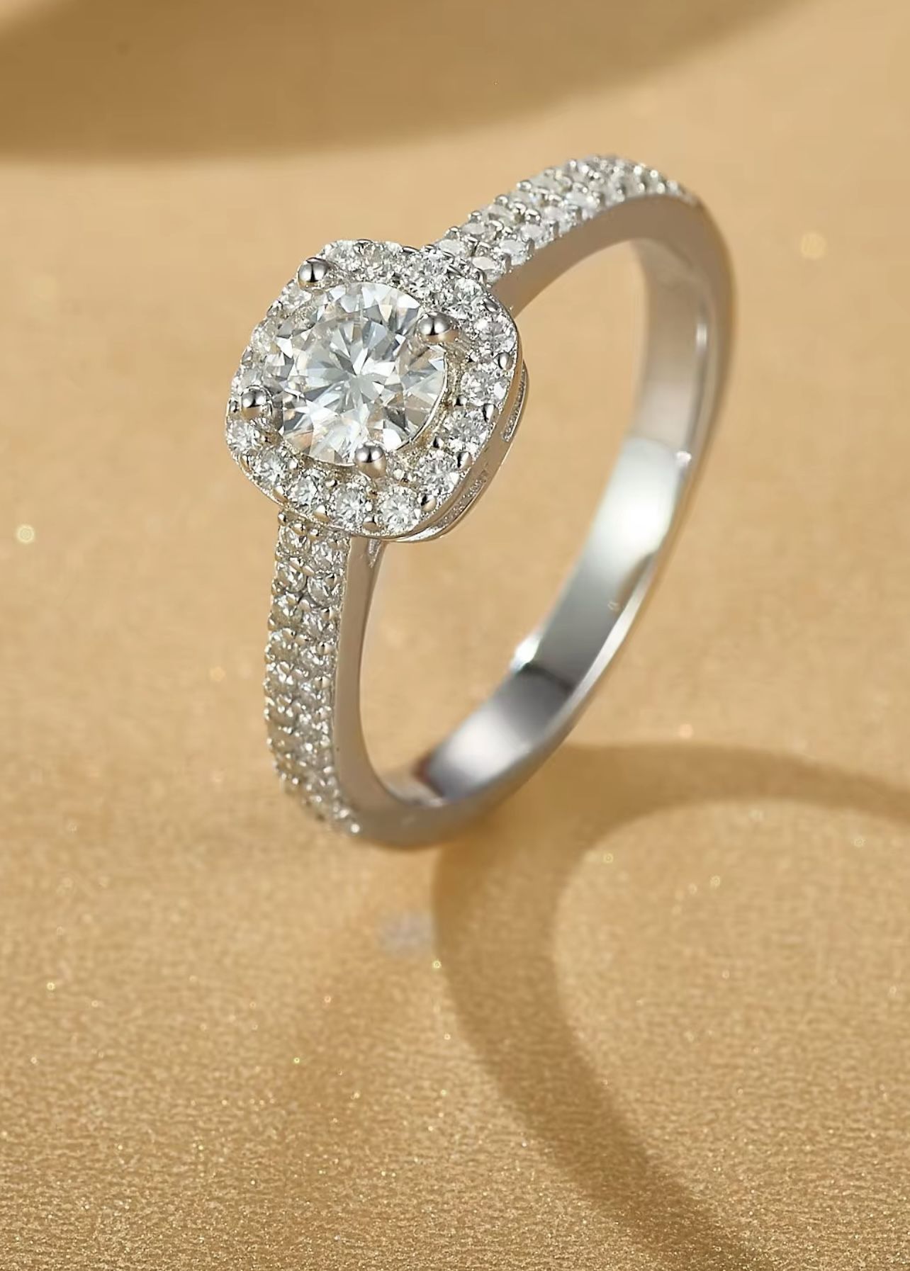 Moissanite Ring 