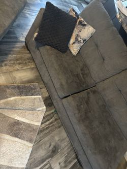 Sectional And Area Rug