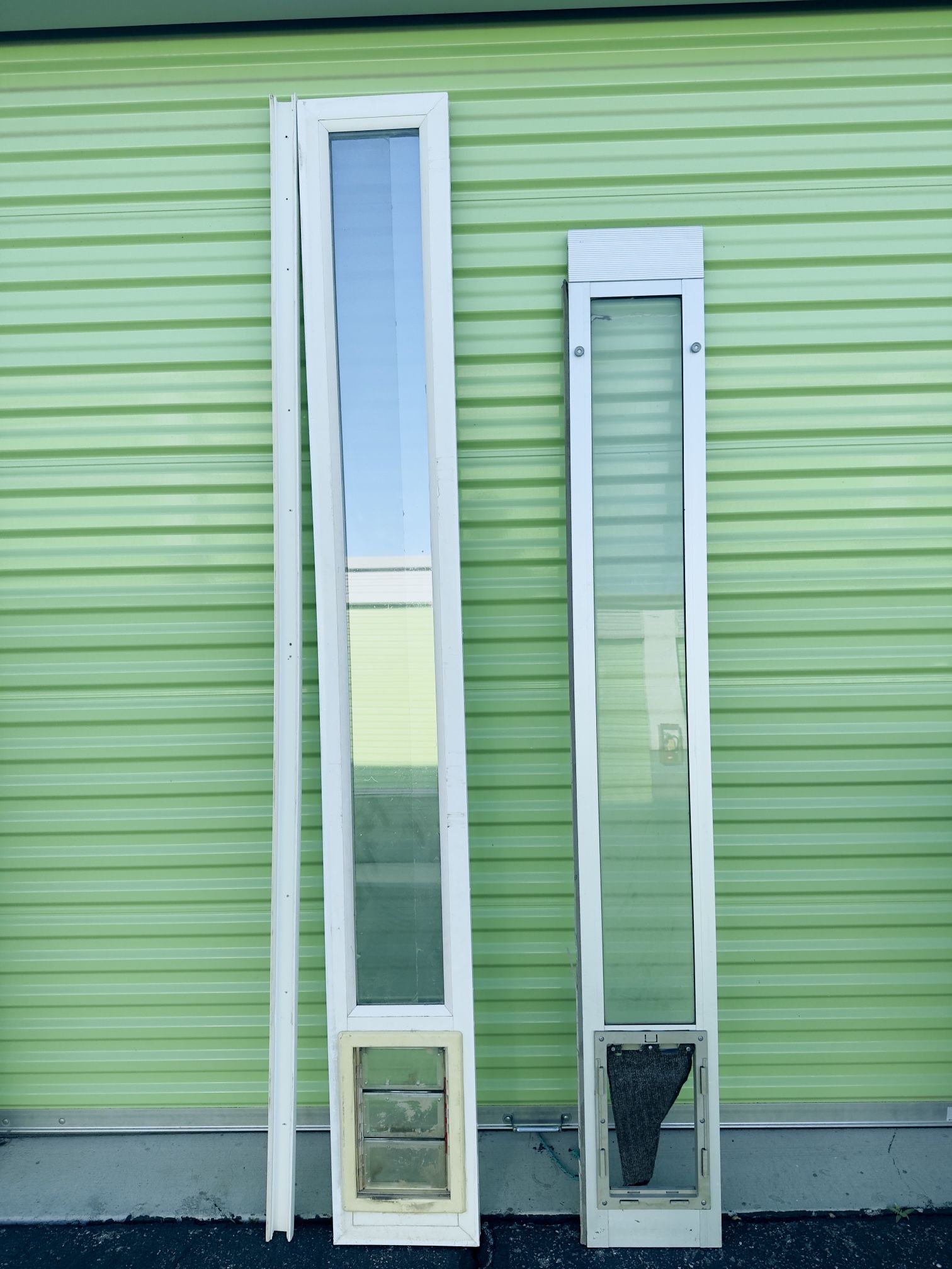 Tall Vinyl Patio Pet Doggie Door Sliding Glass Doors