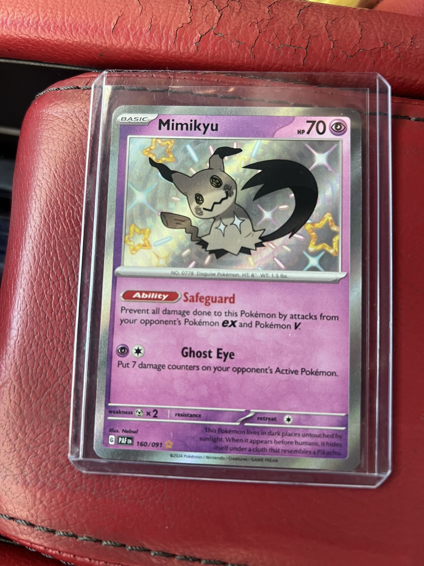 Mimikyu -160/091 - SV: Paldean Fates (PAF)