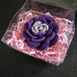 Mother’s Day Crochet Rose