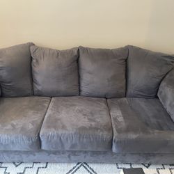 Comfy Gray 3-Seater Couch