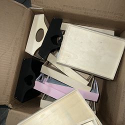 Box Of Trays With Random Shapes