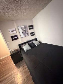 Bed and mattress