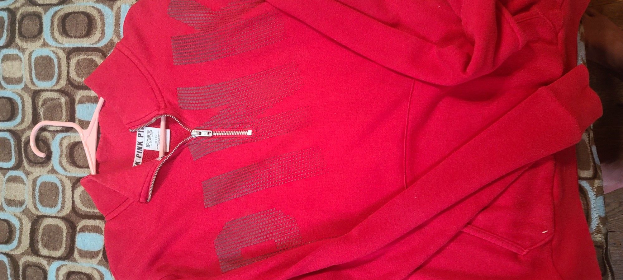 Xs Pink Half Zips