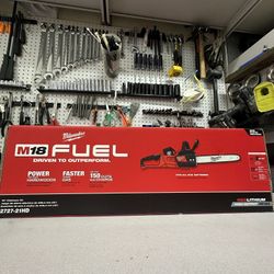 M18 fuel chainsaw 16 inch with 12 ah battery 2727-21hd