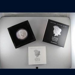 2023 Peace Silver Dollar in OGP -- RARE SOUGHT-AFTER COIN!