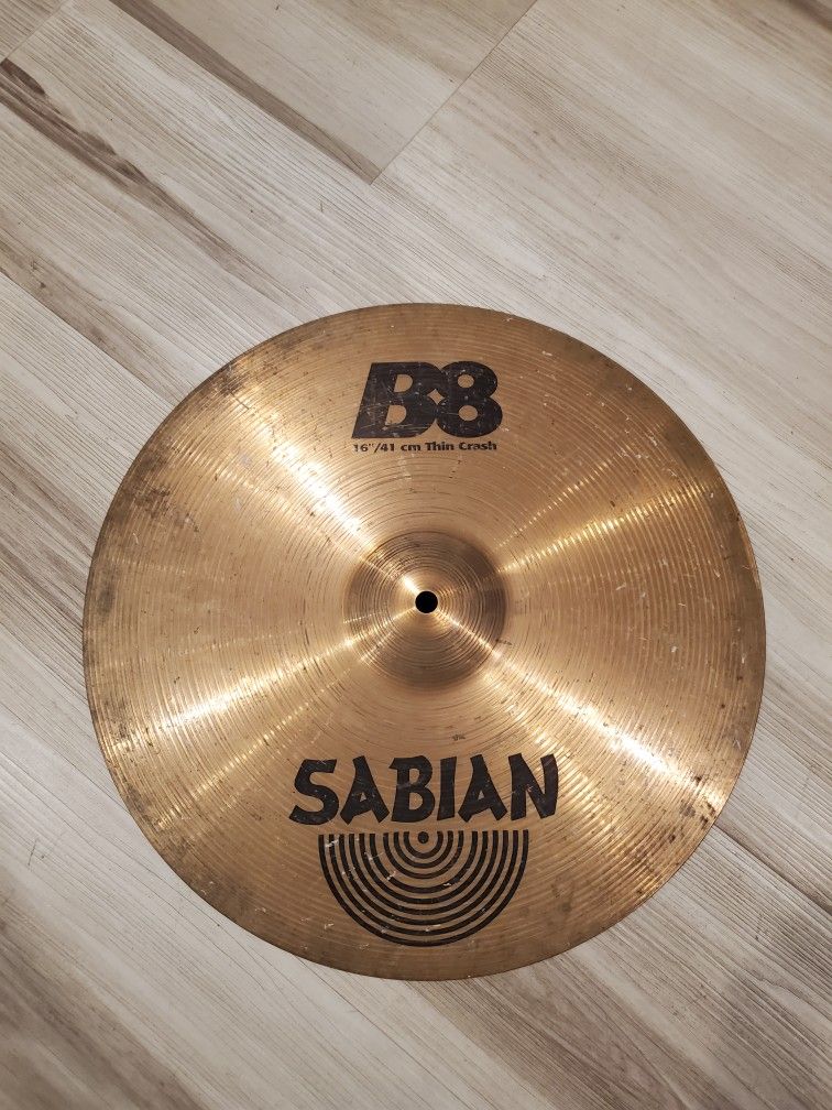 Sabian B8 16" Thin Crash Cymbal