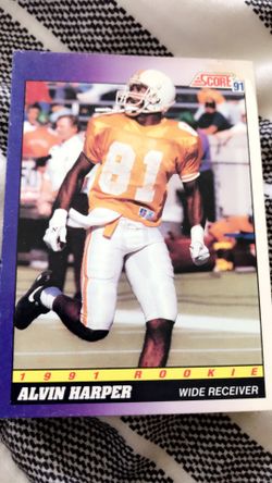 Alvin Harper rookie card