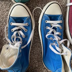 Blue Women Size 8.5 Converse
