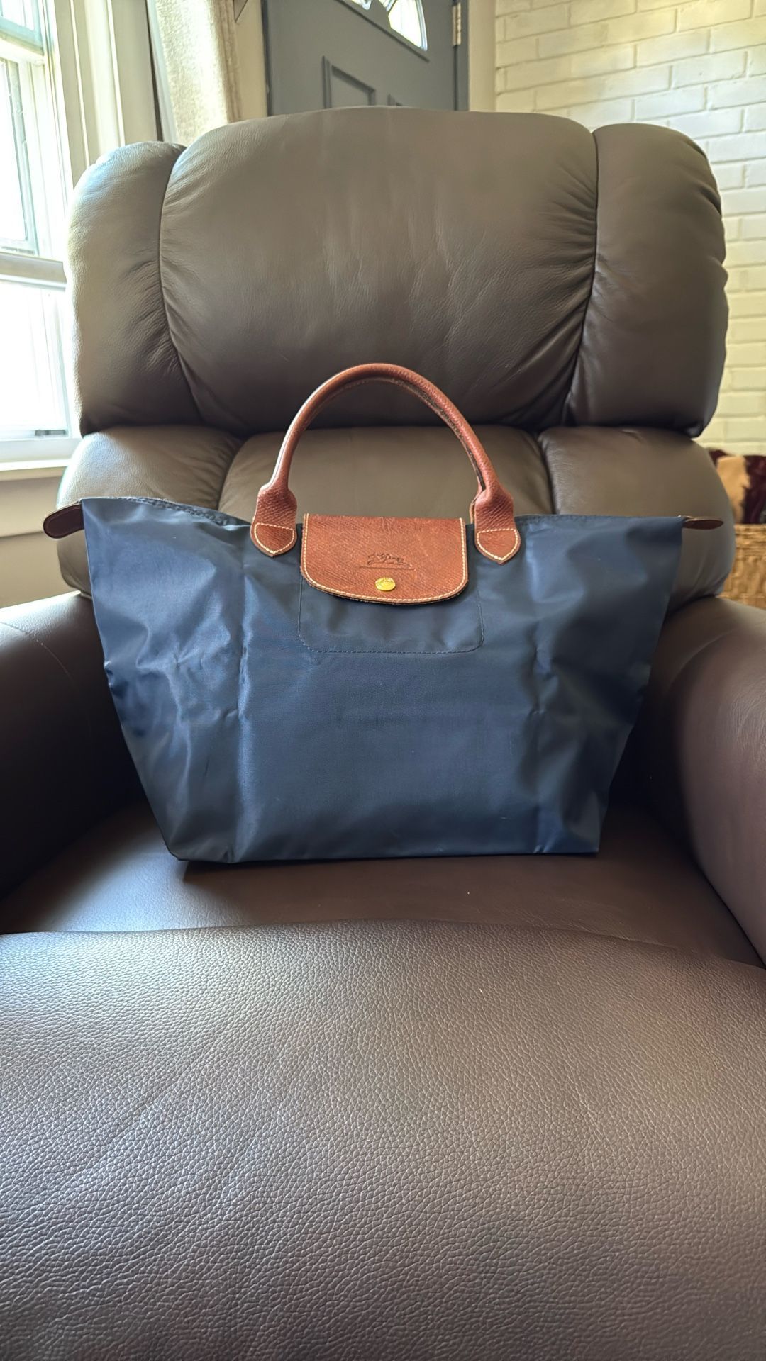 Longchamp Les Pliages Bag Navy Blue