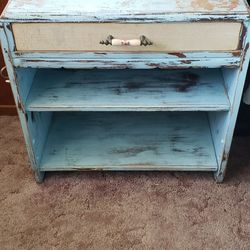 Teal Night Stand/End Table