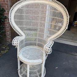 Vintage Peacock Chair