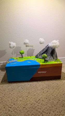 🌎 Earth Spheres Science Project – Handmade 3D Model