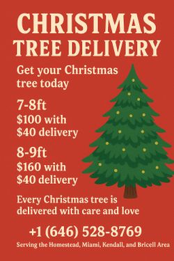 Christmas Tree With Delivery And Setup