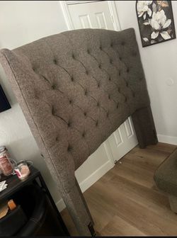 Queen Headboard & Bed Frame