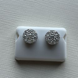 Earrings Studs 925 With Moissanite 