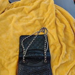 Tory Burch Black And Gold Purse