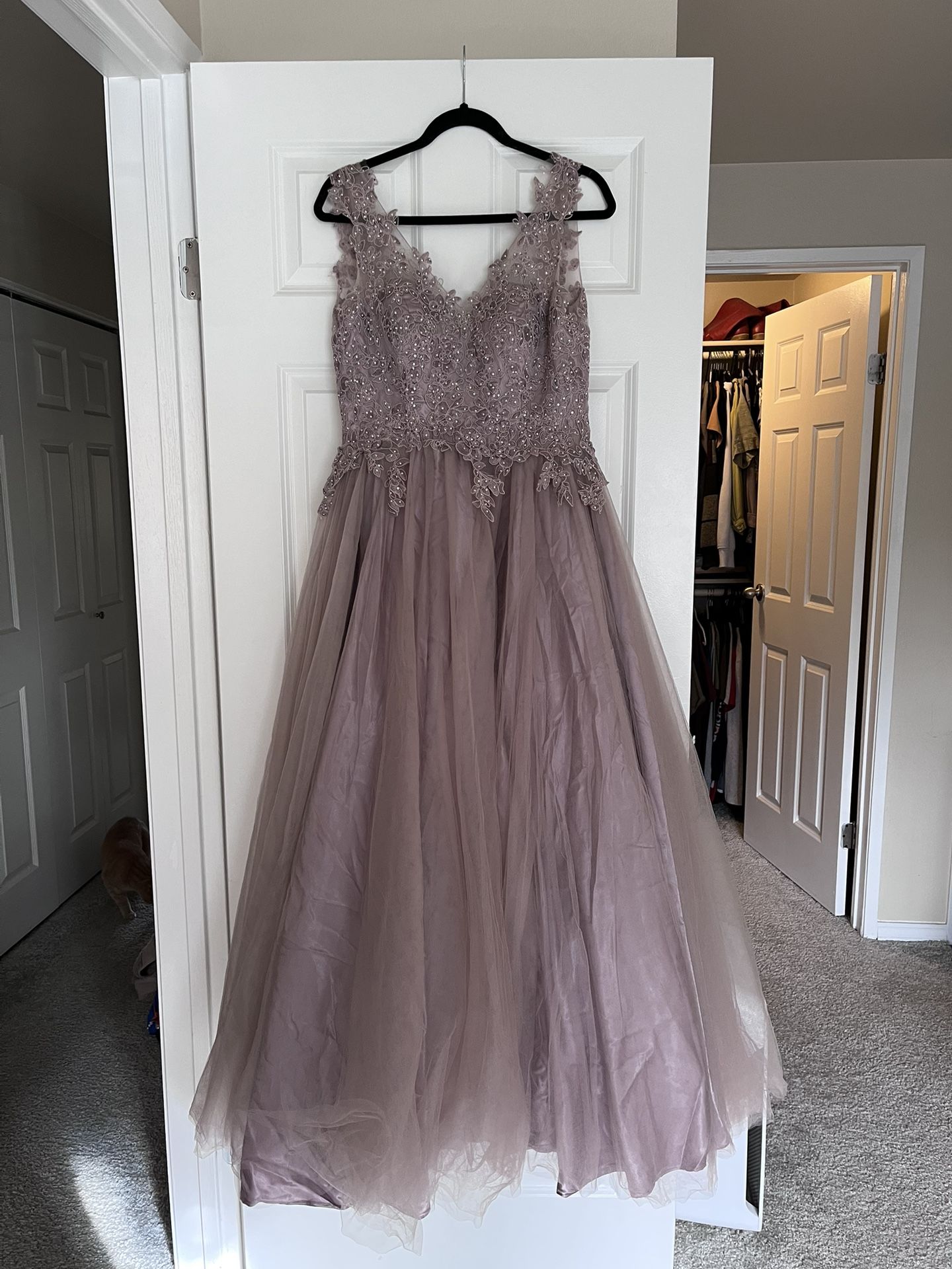 Purple Pastel Prom Dress