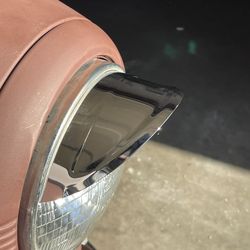 7 Inch Head Light Visors Pair 